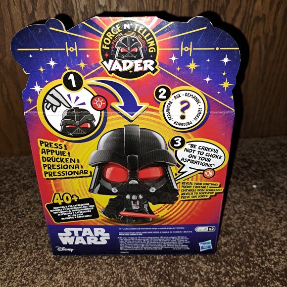 New With Tags Star Wars Force N Telling Vader, Star Wars Toys for Kids - Picture 6 of 7